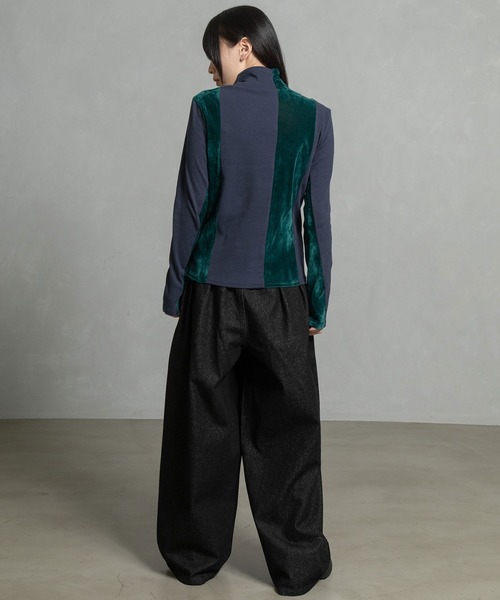 「MARECHAL TERRE」 長袖カットソー MEDIUM ブラウン レディース_画像4
