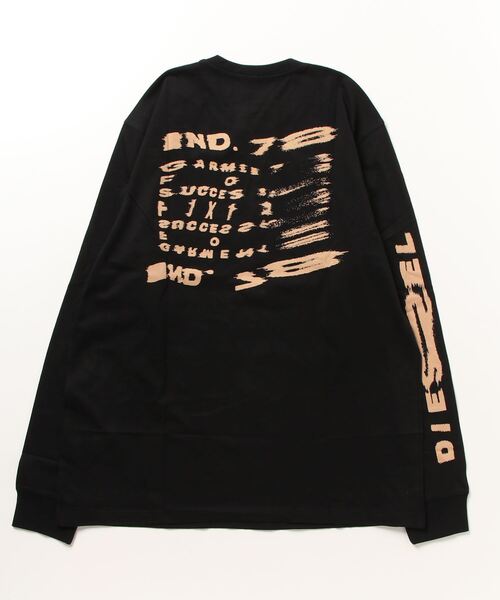DIESEL（ディーゼル） 長袖Tシャツ LARGE ブラック メンズ : ZOZOTOWN