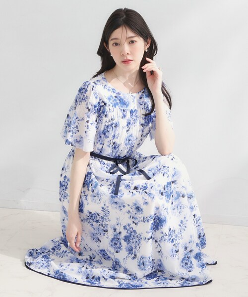 Couture Brooch（クチュール ブローチ） ワンピース 半袖 「洗える