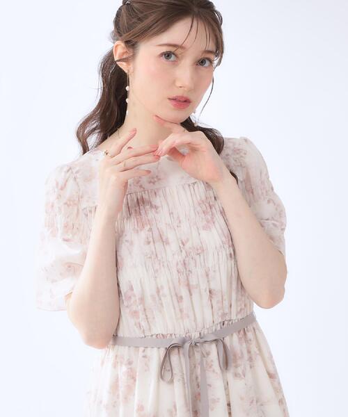 Couture Brooch（クチュール ブローチ） ワンピース 半袖 「洗える