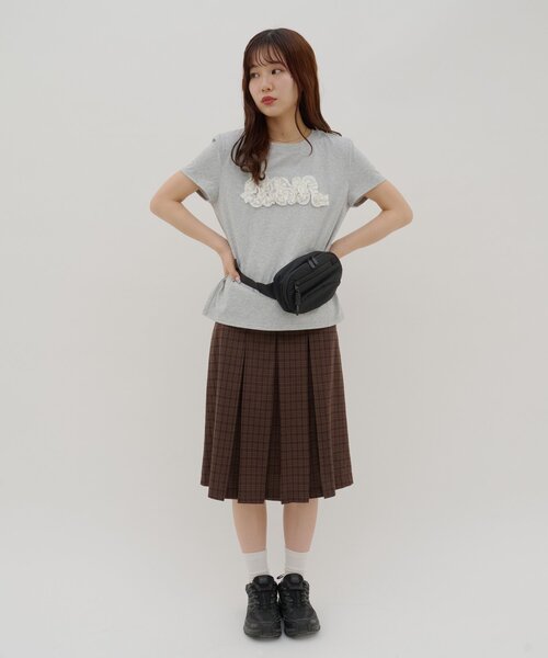 Discoat（ディスコート） スカート 「umm./WEB限定」チェックプリーツ