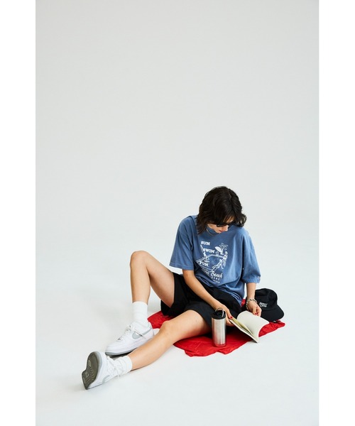 「PARROTT CANVAS」 半袖Tシャツ FREE ブルー レディース_画像3