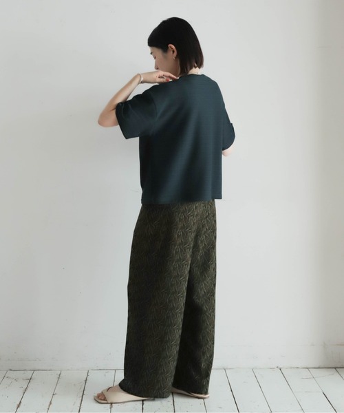 「NOMBRE IMPAIR」 半袖カットソー FREE ネイビー レディース_画像5