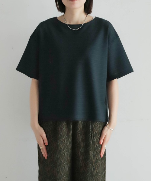 「NOMBRE IMPAIR」 半袖カットソー FREE ネイビー レディース_画像9