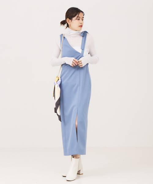 「Rouge vif」 サロペットスカート 36 ブラック レディース_画像3
