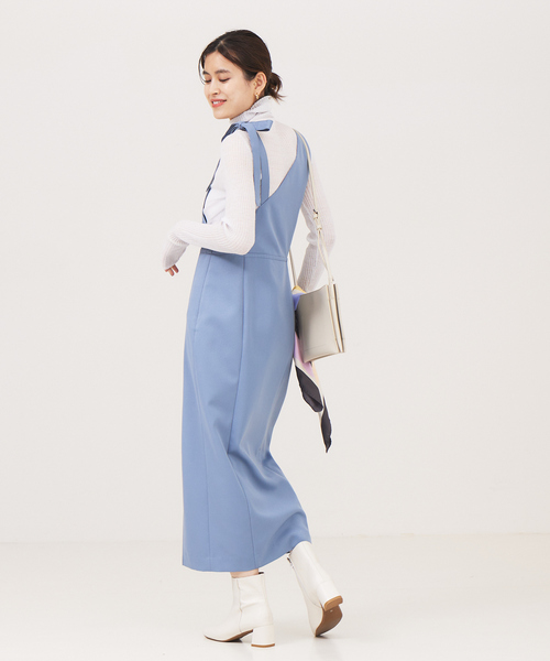「Rouge vif」 サロペットスカート 36 ブラック レディース_画像5