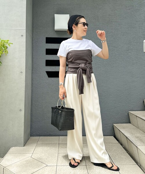 「Rie Miller」 ボレロ 38 チャコールグレー レディース_画像2