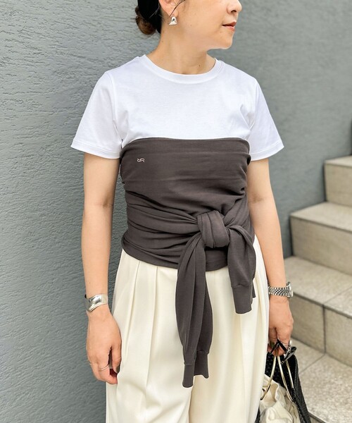 「Rie Miller」 ボレロ 38 チャコールグレー レディース_画像6