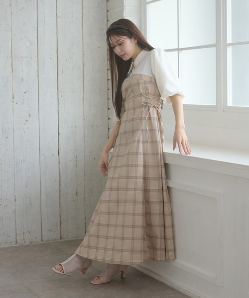 「Ambre Neige」 ドッキングワンピース FREE ブラック レディース_画像6
