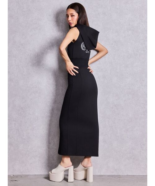 GYDA ZIPパーカーLONGワンピース GYDA（ジェイダ） ワンピース 夏 BACK GYDA ZIPパーカーロング