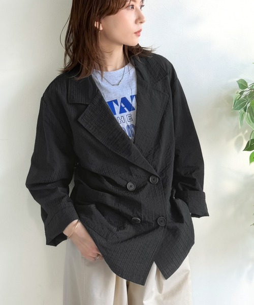 「classicalelf」 テーラードジャケット SMALL ベージュ レディース_画像6