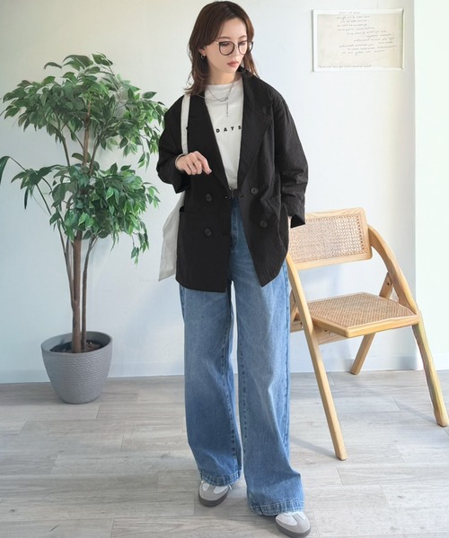 「classicalelf」 テーラードジャケット SMALL ベージュ レディース_画像8