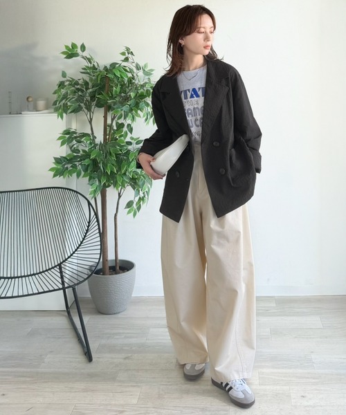 「classicalelf」 テーラードジャケット SMALL ベージュ レディース_画像9