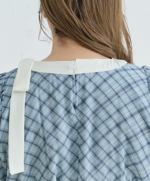 「Louiosy」 7分袖ワンピース X-LARGE ブラック系その他 レディース_画像2
