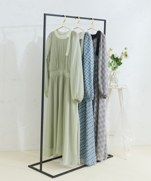 「Louiosy」 7分袖ワンピース X-LARGE ブラック系その他 レディース_画像5
