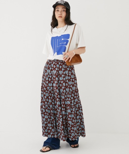 「MIRROR STOKE」 半袖Tシャツ MEDIUM ピンク レディース_画像8