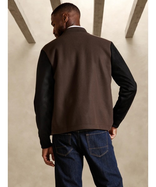 「BANANA REPUBLIC FACTORY STORE」 ジャケット M ブラウン メンズ_画像4