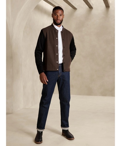 「BANANA REPUBLIC FACTORY STORE」 ジャケット M ブラウン メンズ_画像5