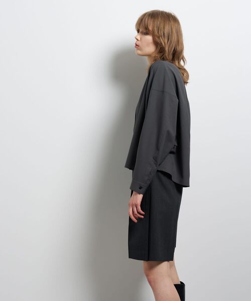 LANVIN en Bleu パンツ ウールツイルショートパンツ レディース