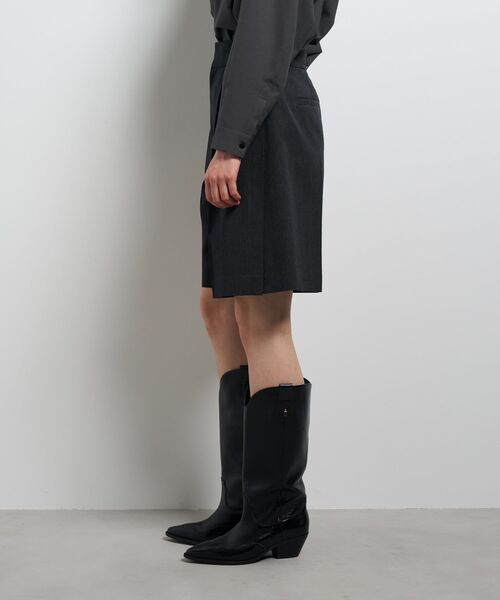 LANVIN en Bleu パンツ ウールツイルショートパンツ レディース