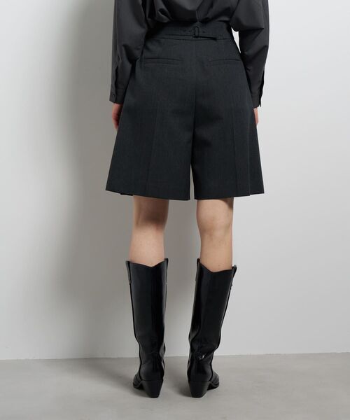 LANVIN en Bleu パンツ ウールツイルショートパンツ レディース