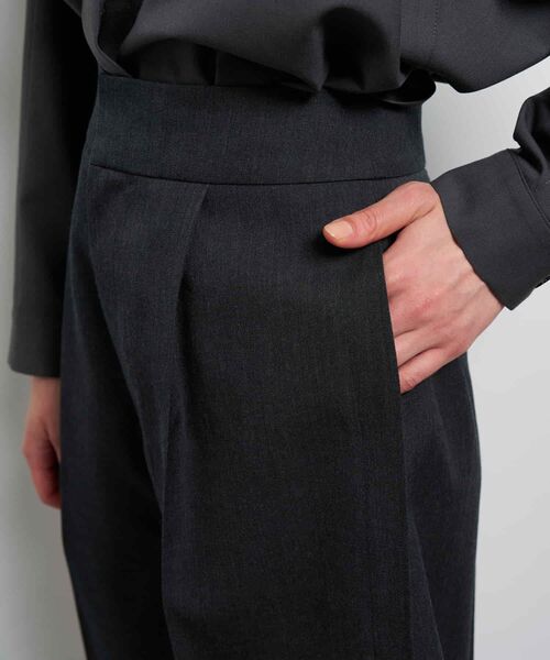 LANVIN en Bleu パンツ ウールツイルショートパンツ レディース