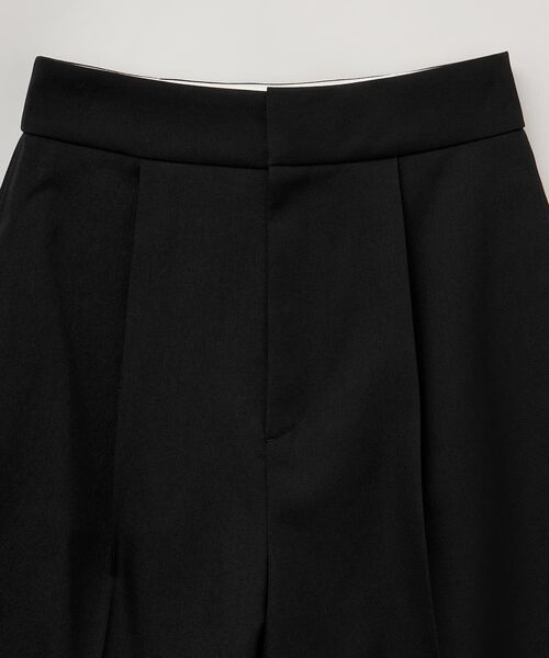 LANVIN en Bleu パンツ ウールツイルショートパンツ レディース