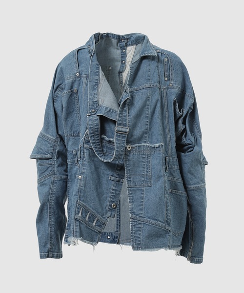 WhoWhat（フーワット） デニムジャケット gジャン PUZZLE DENIM JACKET