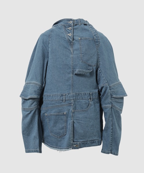 WhoWhat（フーワット） デニムジャケット gジャン PUZZLE DENIM JACKET