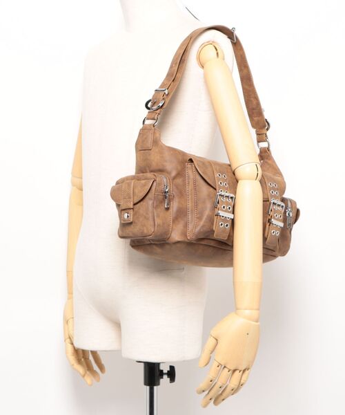 Desigual（デシグアル） ハンドバッグ Multi-pocket buckle hobo bag
