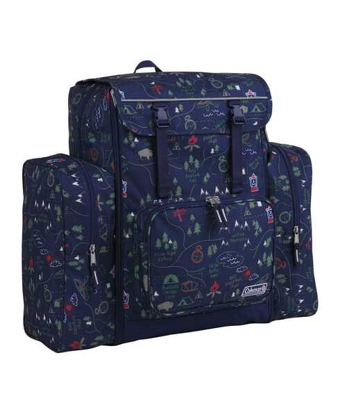 【美品】Coleman キッズ　トレックパック  リュック　ネイビー ドット柄 トレックパック（ネイビードット）の通販｜キャンプ用品の