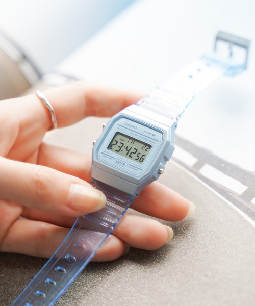 CASIO 腕時計 「CASIO（カシオ）」クリア デジタル レディース