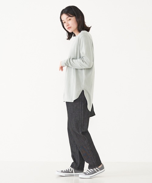 collex tシャツ Tシャツ 「新色登場」ウール混 リラックスロング