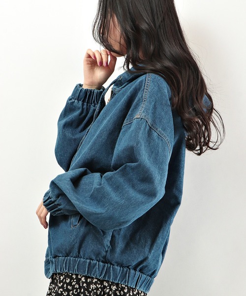 ジャケット Gジャン je crois soi フード付きデニムジャケット|ZOZOTOWN |13