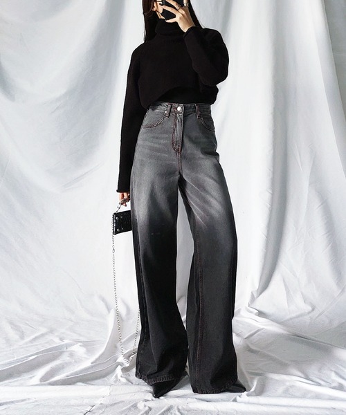週末セール: 超美品！PLEATS PLEASE ロングデニムパンツ　3 楽天市場】プリーツプリーズ デニム パンツの通販
