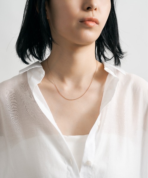Jewel closet by L&Co. ネックレス SV925 小豆/アズキ 40cm チェーン