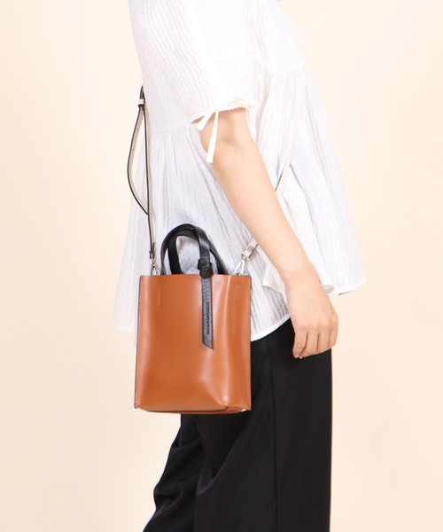 ROBERTA GANDOLFI カーフスキンパンチング2WAYトートバッグ トート 