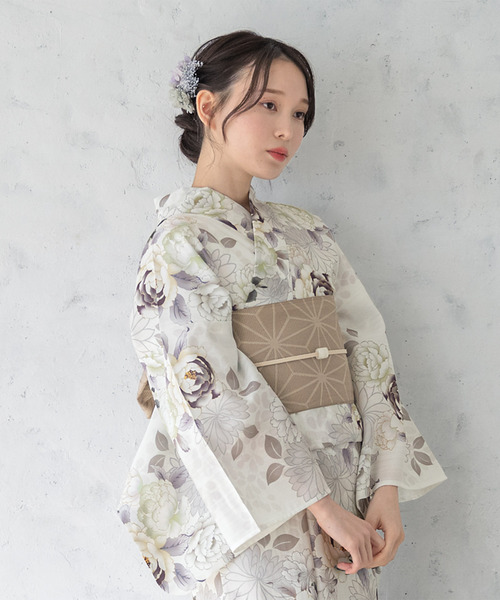 浴衣 夏を彩るレディース浴衣2点セット （浴衣＋帯） レディース_2