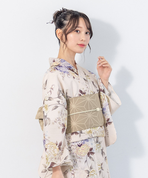 SOUBIEN 浴衣 夏を彩るレディース浴衣2点セット （浴衣＋帯