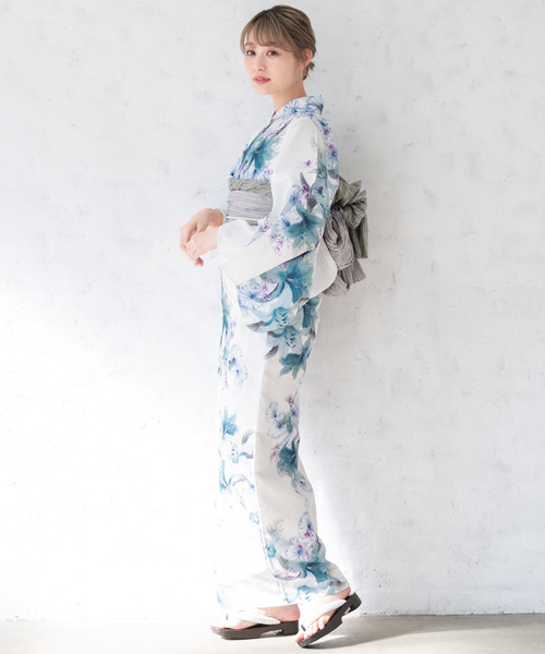 浴衣 夏を彩るレディース浴衣2点セット （浴衣＋帯） レディース_6