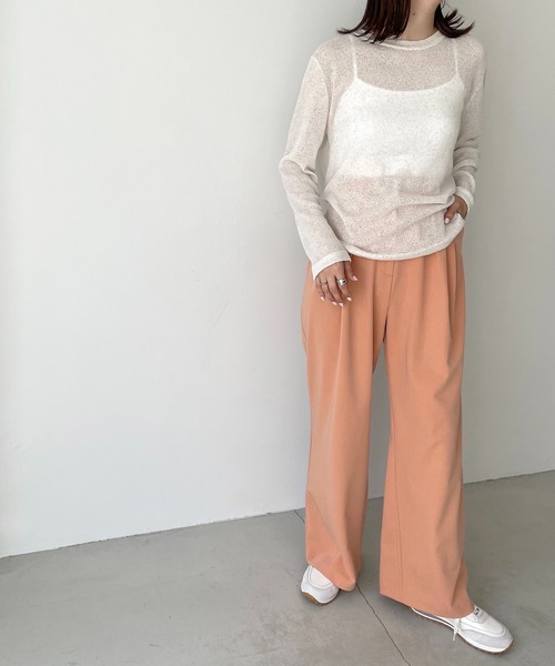 CANAL JEAN 「CANAL JEAN」 「via.j」長袖カットソー ONE SIZE
