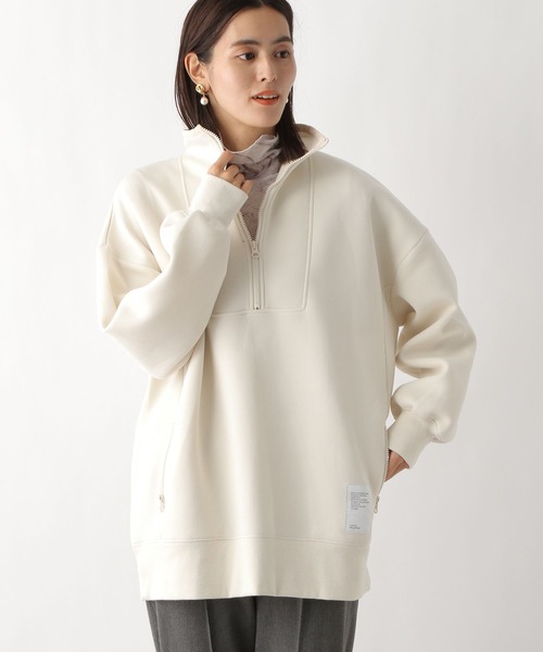 LEPSIM（レプシィム） tシャツ スタンドZIPチュニック 183626