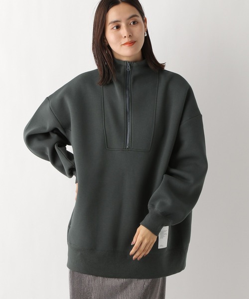 LEPSIM（レプシィム） tシャツ スタンドZIPチュニック 183626