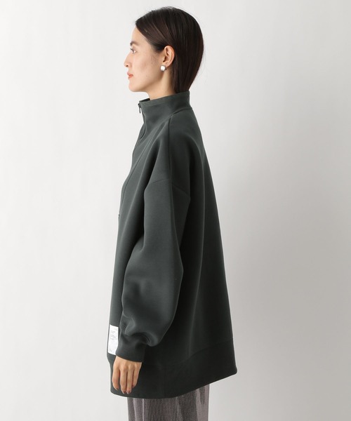 LEPSIM tシャツ スタンドZIPチュニック 183626 レディース