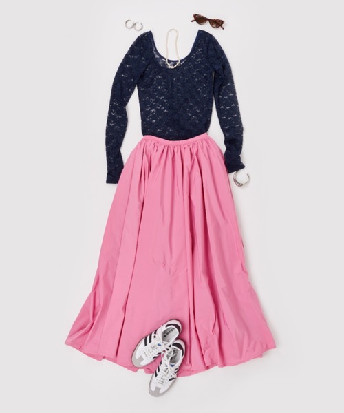 tシャツ 2way lace top／2wayレーストップス レディース