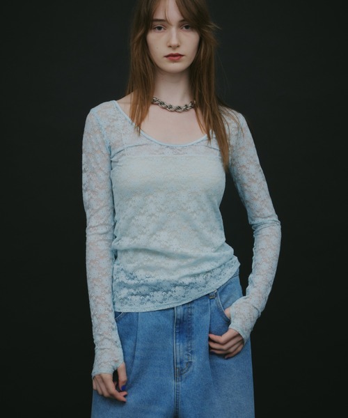hai Lace Top ハイ レーストップス tシャツ 2way lace top／2wayレーストップス レディース