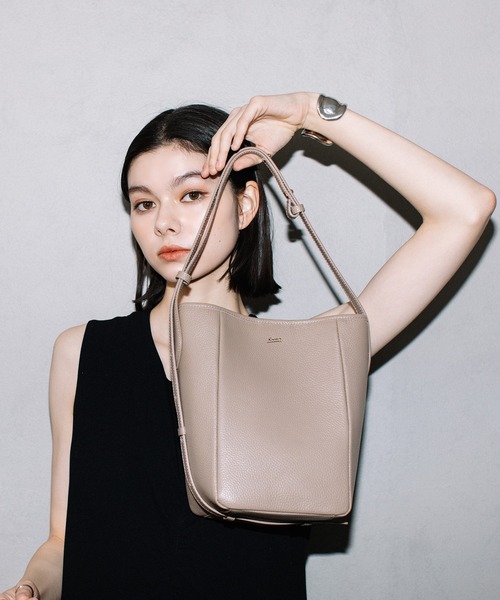 Beau're（ヴュレ） ショルダーバッグ バッグ BEAURE カウレザー バケツ