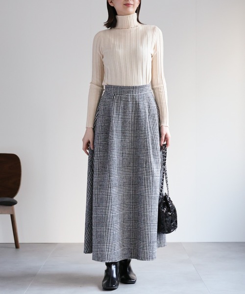 sakishimatokyo ニット セーター リブタートルニットプルオーバー