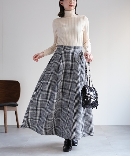 sakishimatokyo ニット セーター リブタートルニットプルオーバー