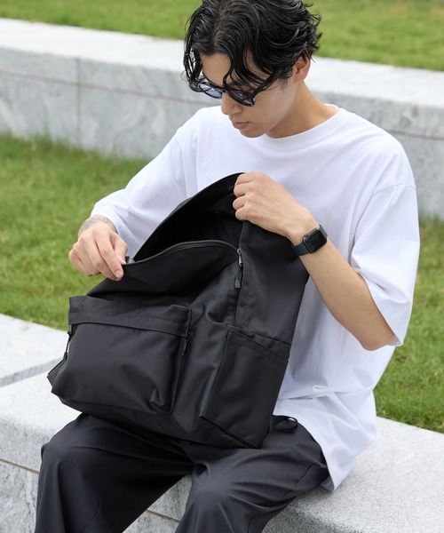 ナイロン ブラック リュック・バックパック meltum デイバック リュック NYLON BACK PACK / ナイロンバック